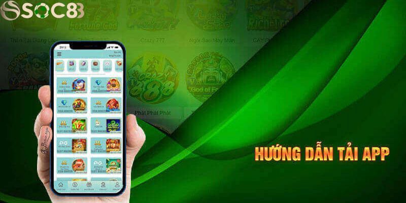 Thao tác nhấn nút tải app từ IOS